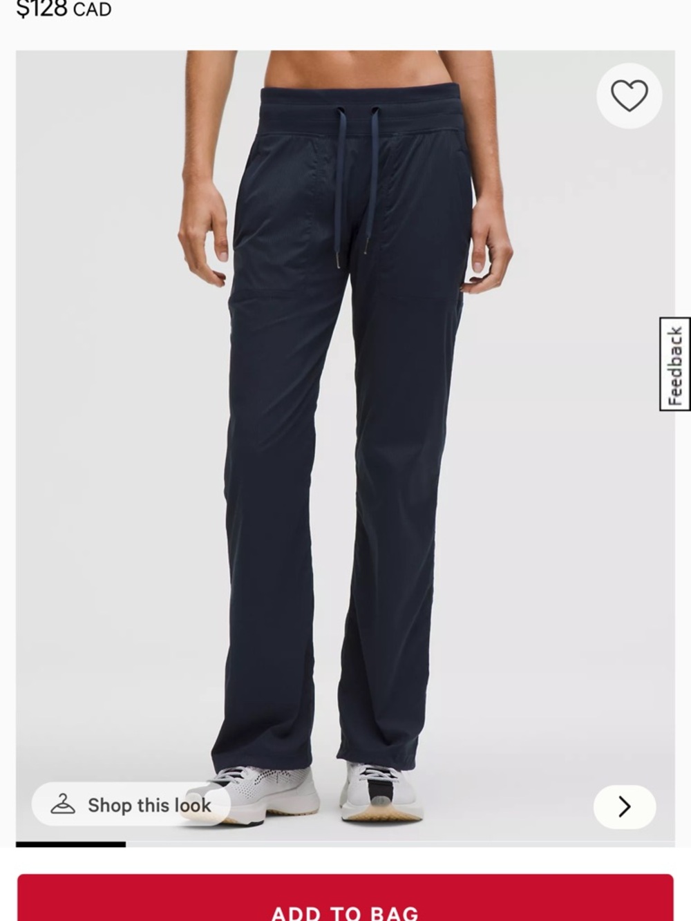 Lululemon athletica Black Dance Studio Pants Tall